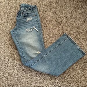 American Eagle Outfitters Light Blue Distressed Jeans